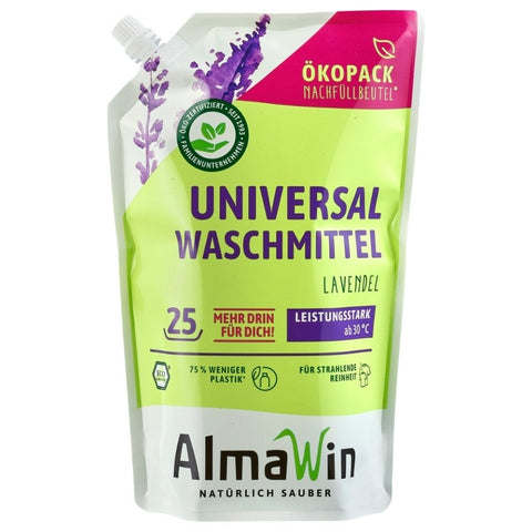 AlmaWin Universal Waschmittel 1,5l Lavendel Bio