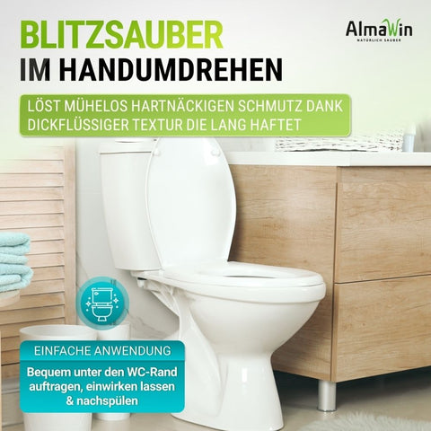 AlmaWin WC Gel Fresh Mint 750 ml Organic 