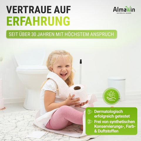 AlmaWin toilet cleaner lemony fresh 750 ml organic