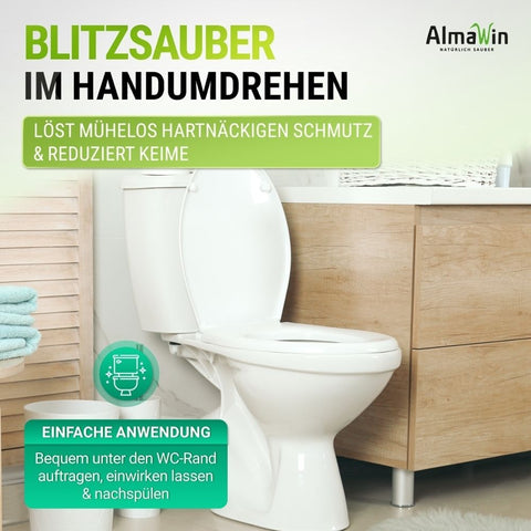 AlmaWin toilet cleaner lemony fresh 750 ml organic