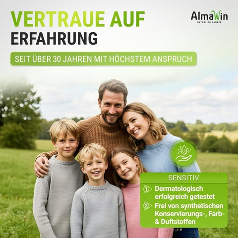 AlmaWin Wolle & Seide Feinwaschmittel Bio, 0,75l