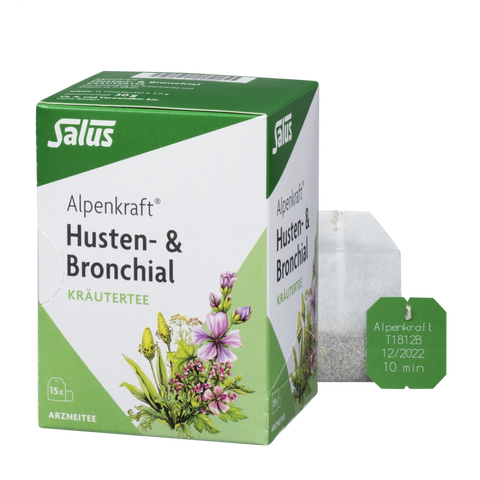Salus Alpenkraft Kräutertee Husten- & Bronchialtee 15 Filterbeutel