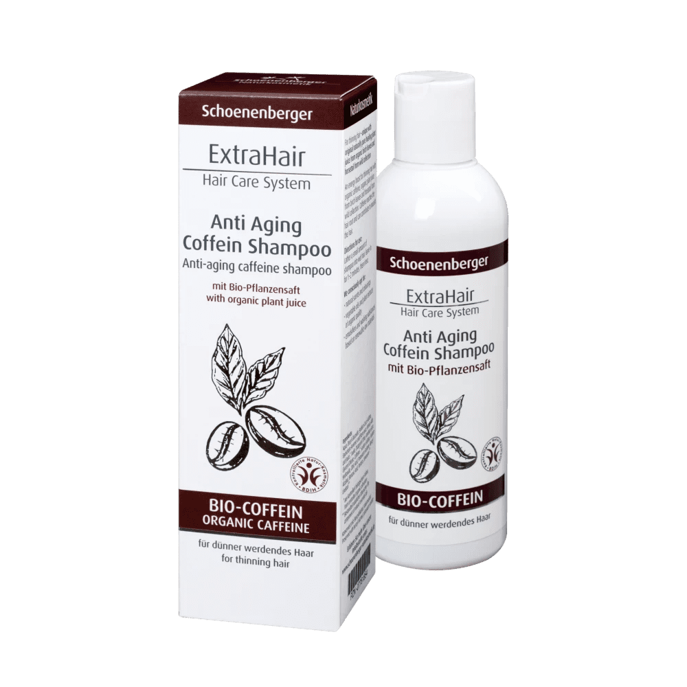 Schoenenberger Naturkosmetik ExtraHair Hair Care System Anti Aging Coffein Shampoo 200ml Bio