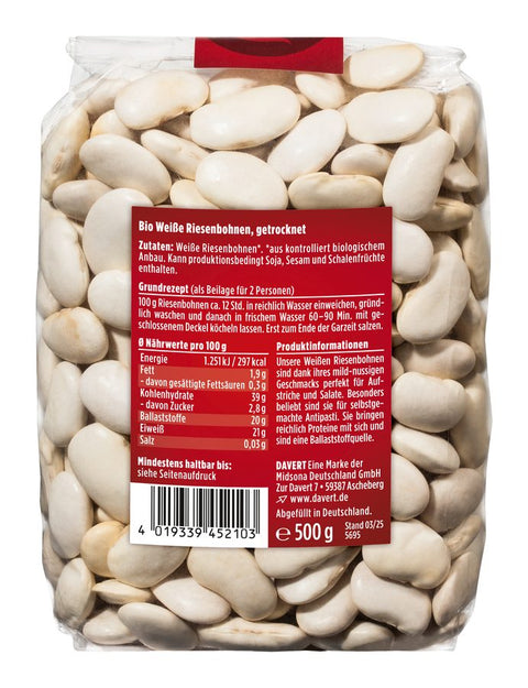 Weiße Riesenbohnen 500g