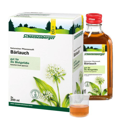 Schoenenberger Bärlauch, Naturreiner Pflanzensaft (Bio) 3X200ml