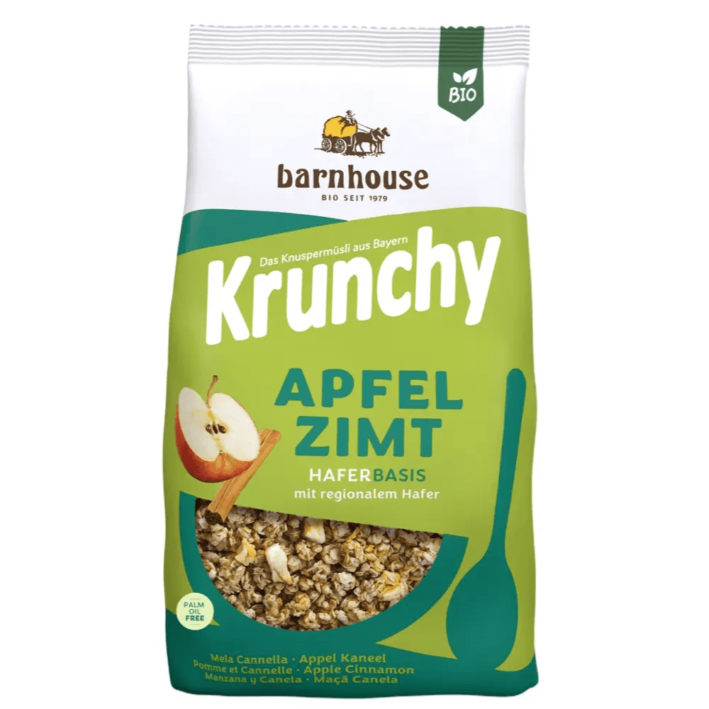 Barnhouse Bio Krunchy Apfel-Zimt 750g