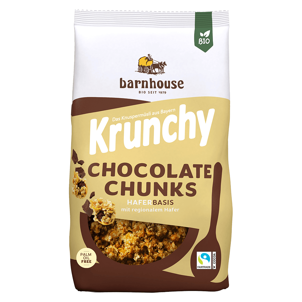 Barnhouse Bio Krunchy Chocolate Chunks 500g