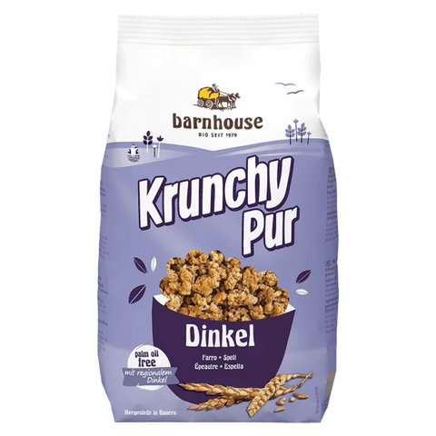 Barnhouse Bio Krunchy Dinkel alternativ gesüßt 375g