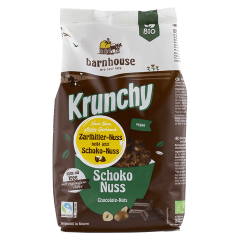 Barnhouse Bio Krunchy Schoko Nuss 375g
