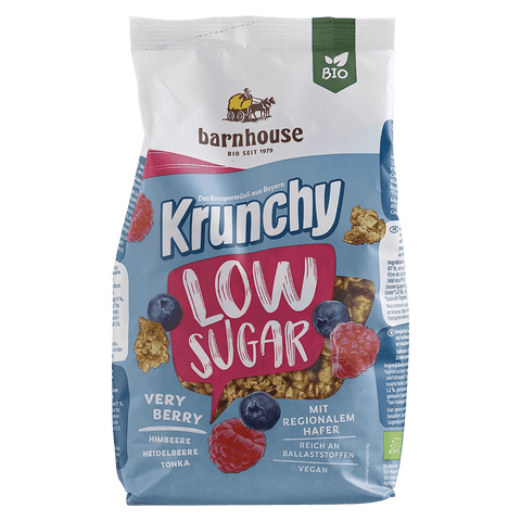 Barnhouse Bio Krunchy Low Sugar Very Berry 375g