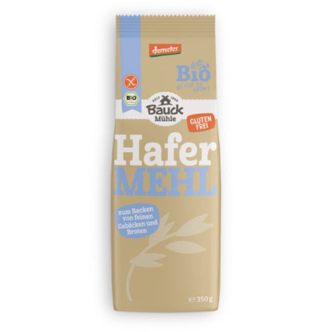 Bauck Mühle Oat Flour Whole Grain 350g Demeter - gluten-free