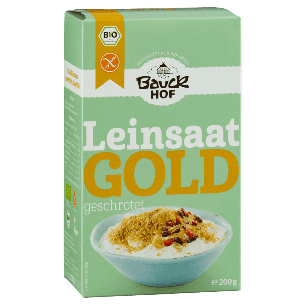  Bauckhof Bio Leinsaat Gold, geschrotet, glutenfrei