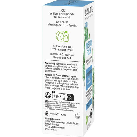 Sante Naturkosmetik Moisture Fresh Moisturizing Cream Organic 50ml