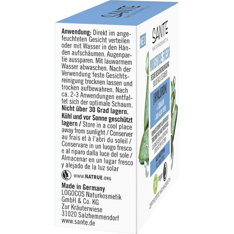 Sante Naturkosmetik Moisture Fresh Feste Gesichtsreinigung Bio 60g