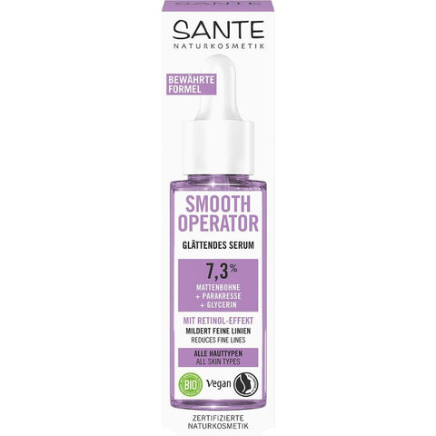 Sante Naturkosmetik Smooth Operator smoothing serum organic 30ml