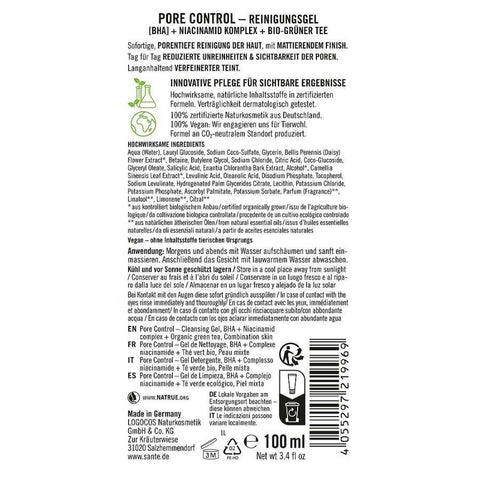 Sante Naturkosmetik Pore Control Cleansing Gel Organic 100ml