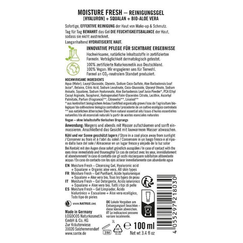 Sante Naturkosmetik Moisture Fresh Cleansing Gel Organic 100ml