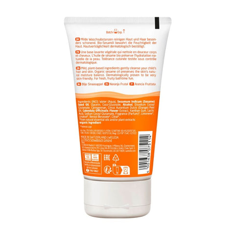 WELEDA Kids 2in1 Shower & Shampoo Fruchtige Orange Bio 150ml 29.06.2026