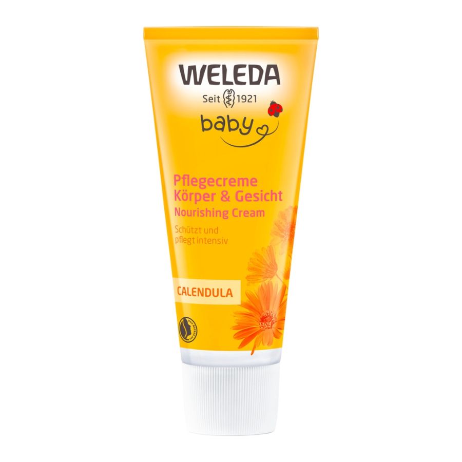 WELEDA Baby Calendula Pflegecreme Körper Gesicht Bio 75ml - Main Image