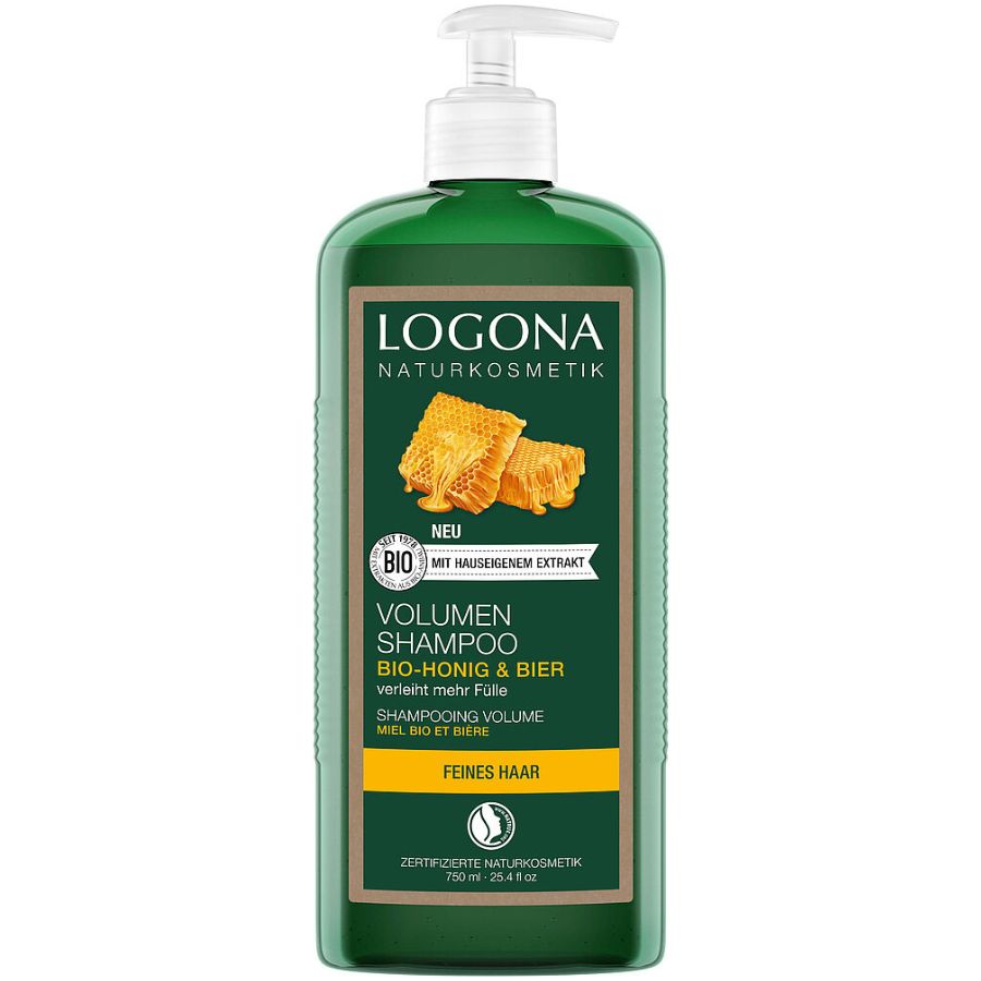 Logona Volumen Shampoo Bier & Honig Bio 500ml