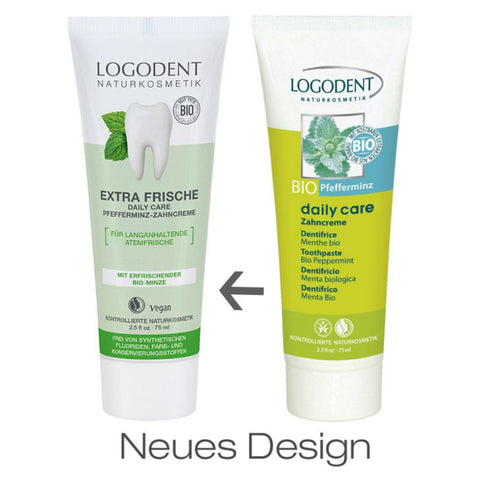 Logona Extra Fresh daily care Peppermint Toothpaste Organic 75ml
