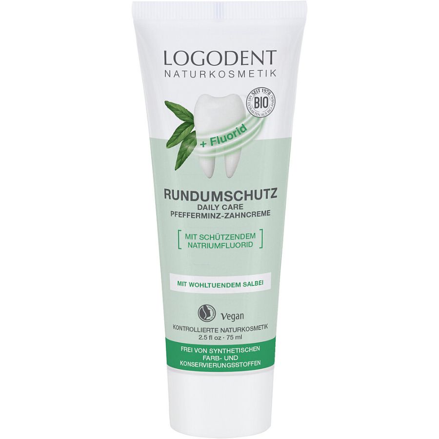 Logona Rundumschutz daily care Zahncreme mit Fluorid Bio 75ml