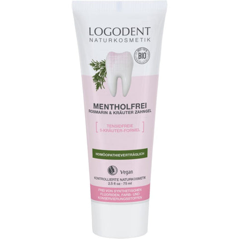 Logona Mentholfrei Rosmarin Zahngel Bio 75ml