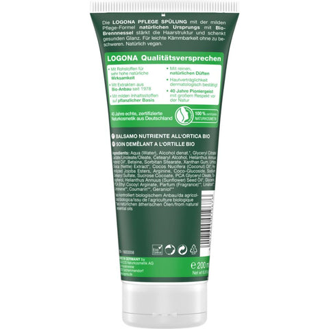 Logona Care Conditioner Organic Nettle, 200ml