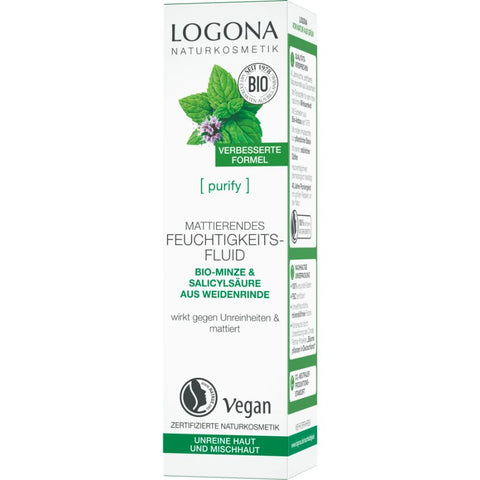 Logona Mattifying Moisturizing Fluid Organic, 30ml