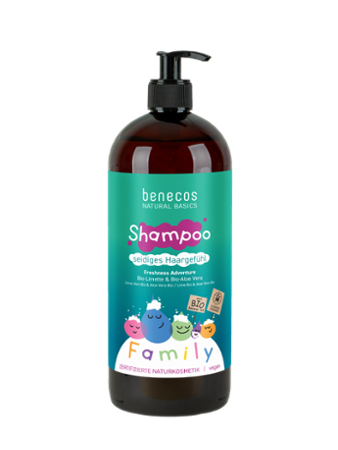 benecos Natural Shampoo Freshness Adventure Limette & Aloe Vera 950ml