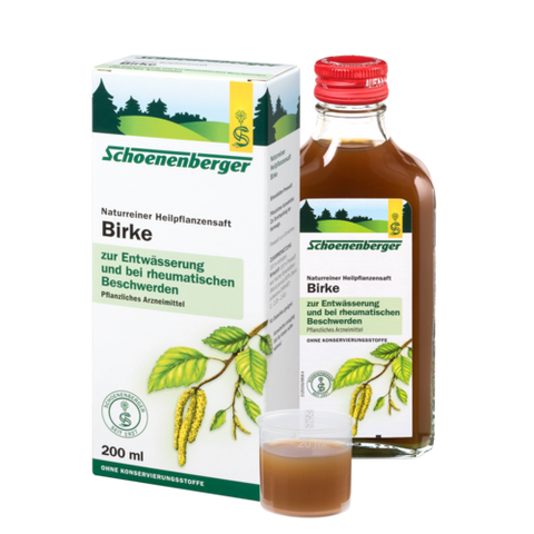 Schoenenberger Birke, Naturreiner Heilpflanzensaft 200ml