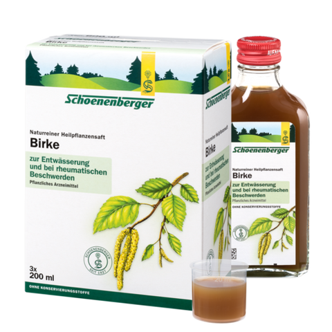 Schoenenberger Birke, Naturreiner Heilpflanzensaft 3X200ml