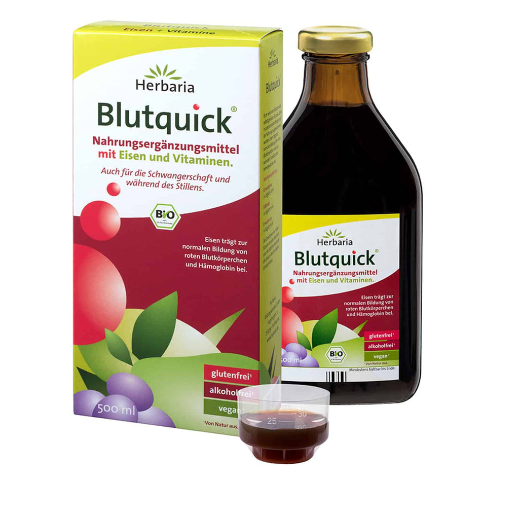 Herbaria BLUTQUICK Bio ohne Alkohol 500 ml