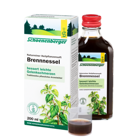 Schoenenberger Brennnessel, Naturreiner Heilpflanzensaft 200ml