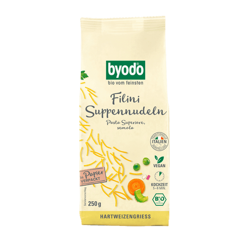 BYODO Bio Filini semola (Suppennudeln als Fäden) 250g