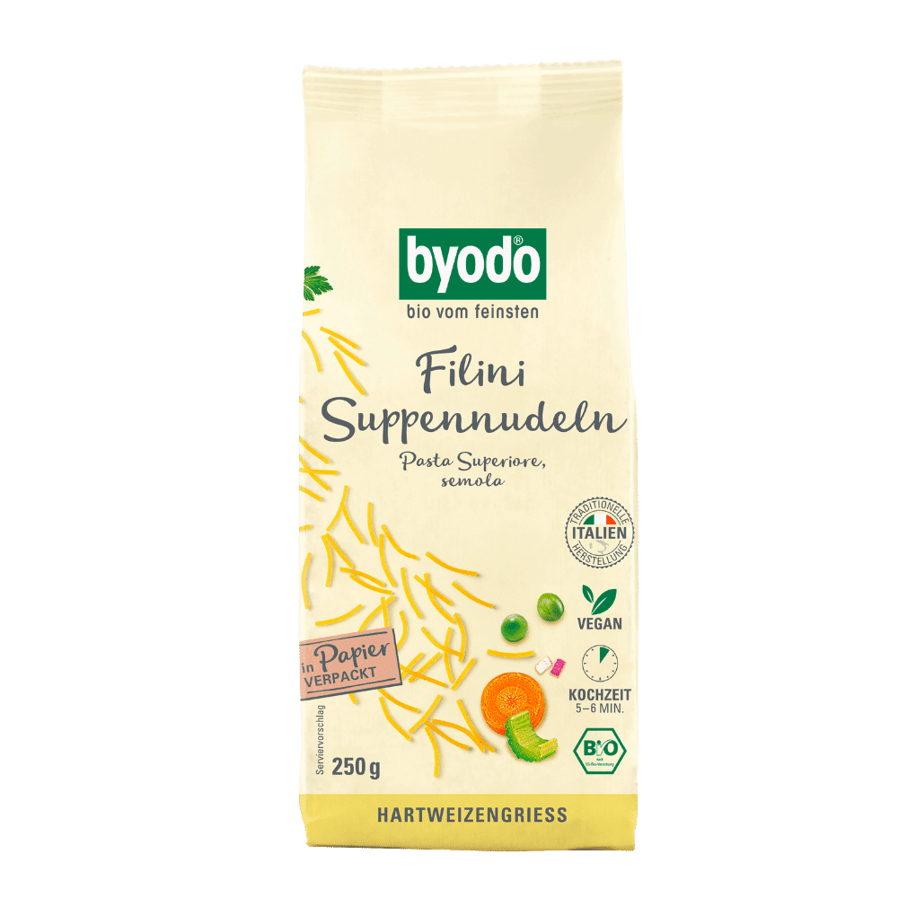 BYODO Bio Filini semola (Suppennudeln als Fäden) 250g