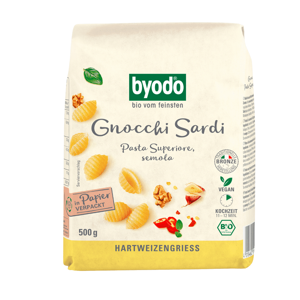 BYODO Bio Gnocchi Sardi semola 500g