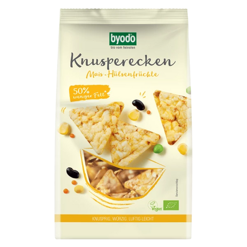 BYODO Knusperecken Mais Hülsenfrüchte 90g