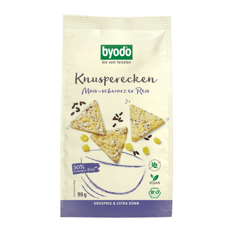 BYODO Knusperecken Mais-schwarzer Reis (90 g)