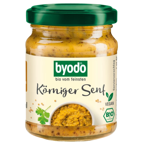 BYODO Körniger Senf (125 ml) Bio