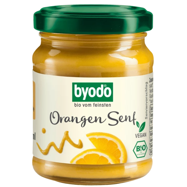 BYODO Orangen Senf (125 ml) Bio