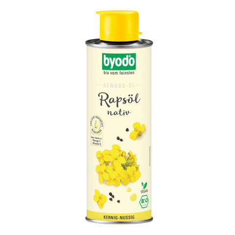 BYODO Rapsöl nativ (250ml in der Dose) Bio