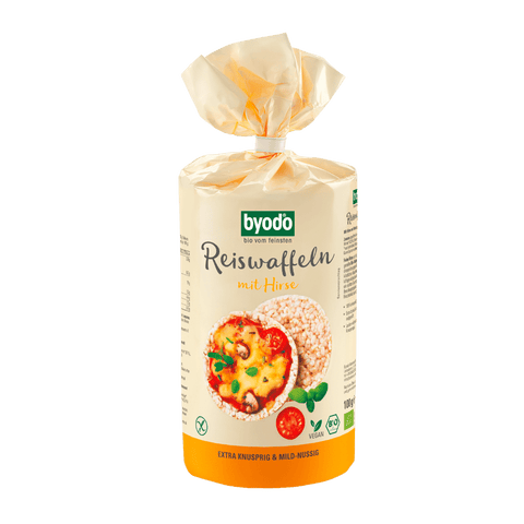 BYODO Bio Reiswaffeln mit Hirse 100g