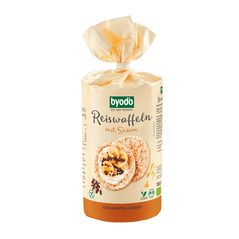 BYODO Organic Rice Cakes with Sesame 100g