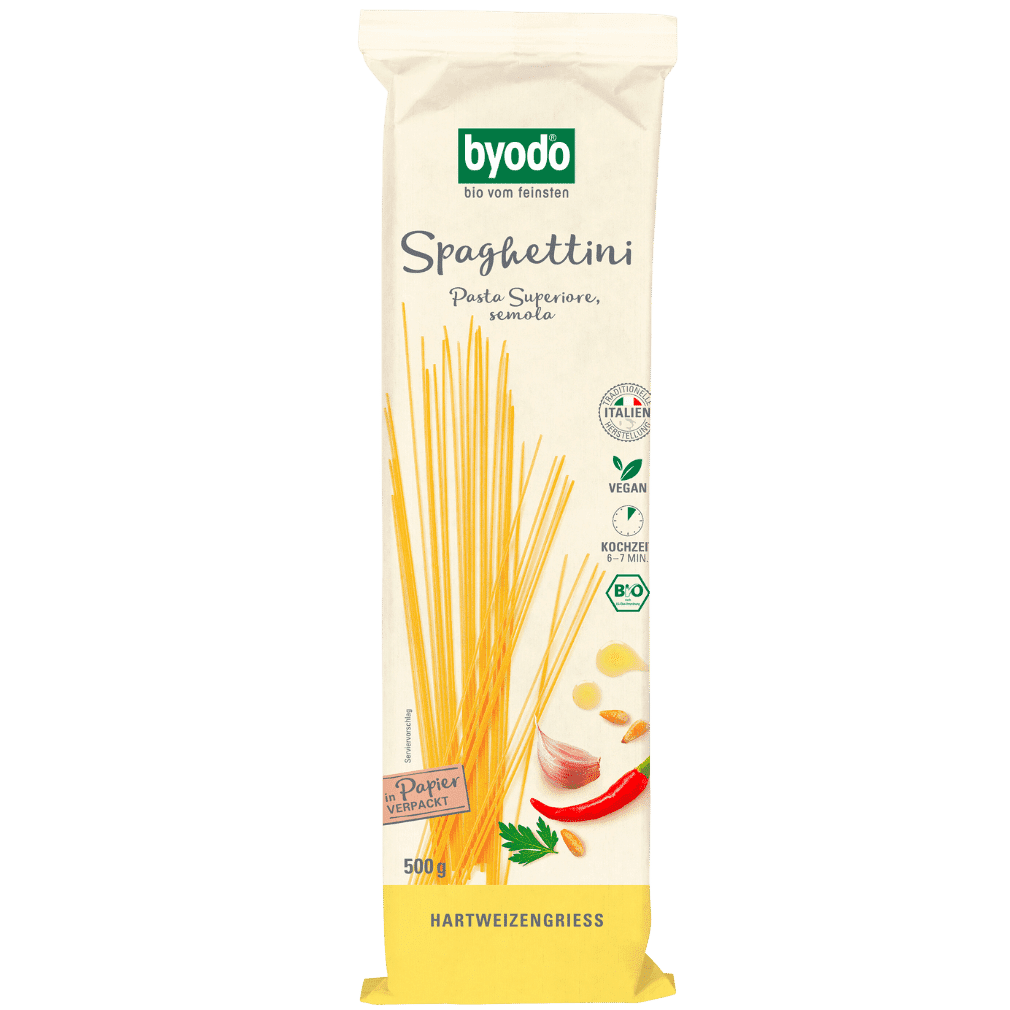 BYODO Bio Spaghettini semola 500g