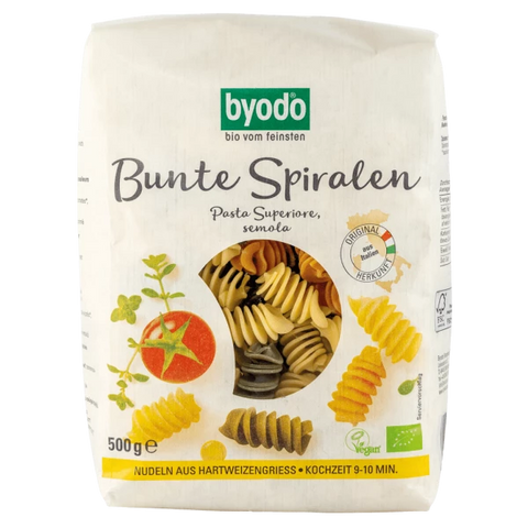 BYODO Bunte Spiralen semola 500g