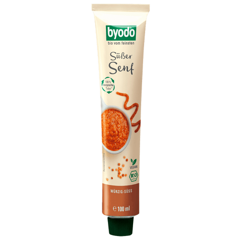 BYODO Süßer Senf in der Tube (100 ml) Bio