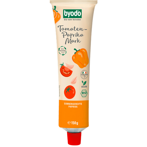 Byodo Tomaten-Gemüse Mark Doppelfrucht in der Tube (200g)