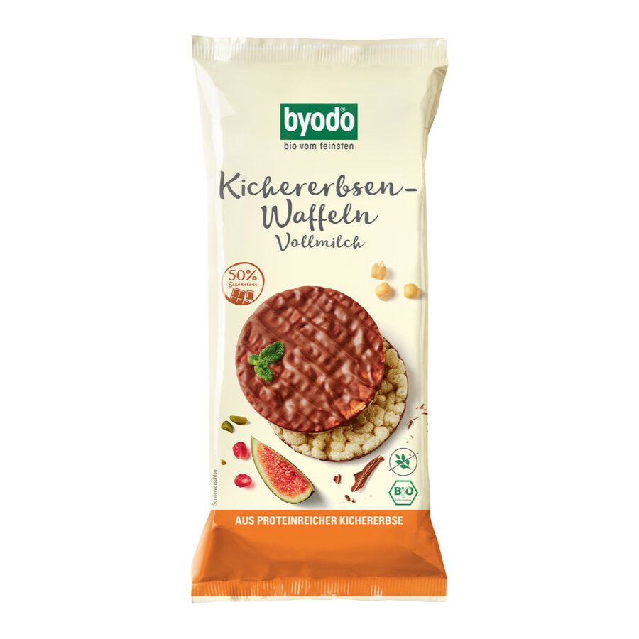 BYODO Kichererbsen-Waffeln Vollmilch