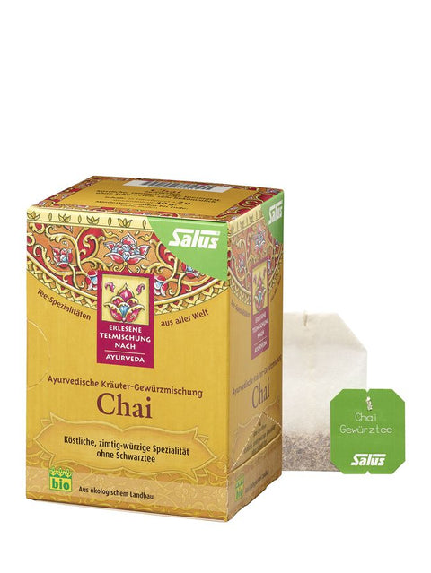 Salus Chai Ayurvedic herbal spice tea organic 15 filter bags